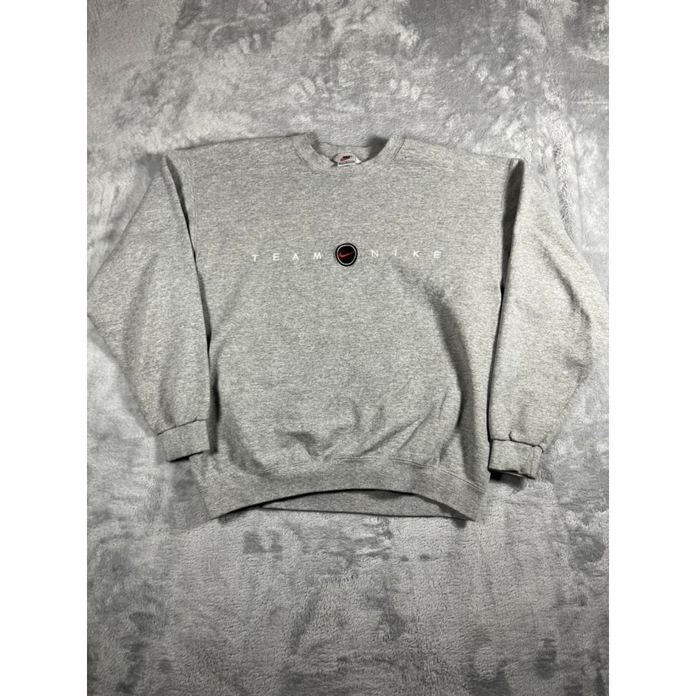 Men's Nike Town Vintage 90s Sweatshirt Big Logo Pullover Size M Medium